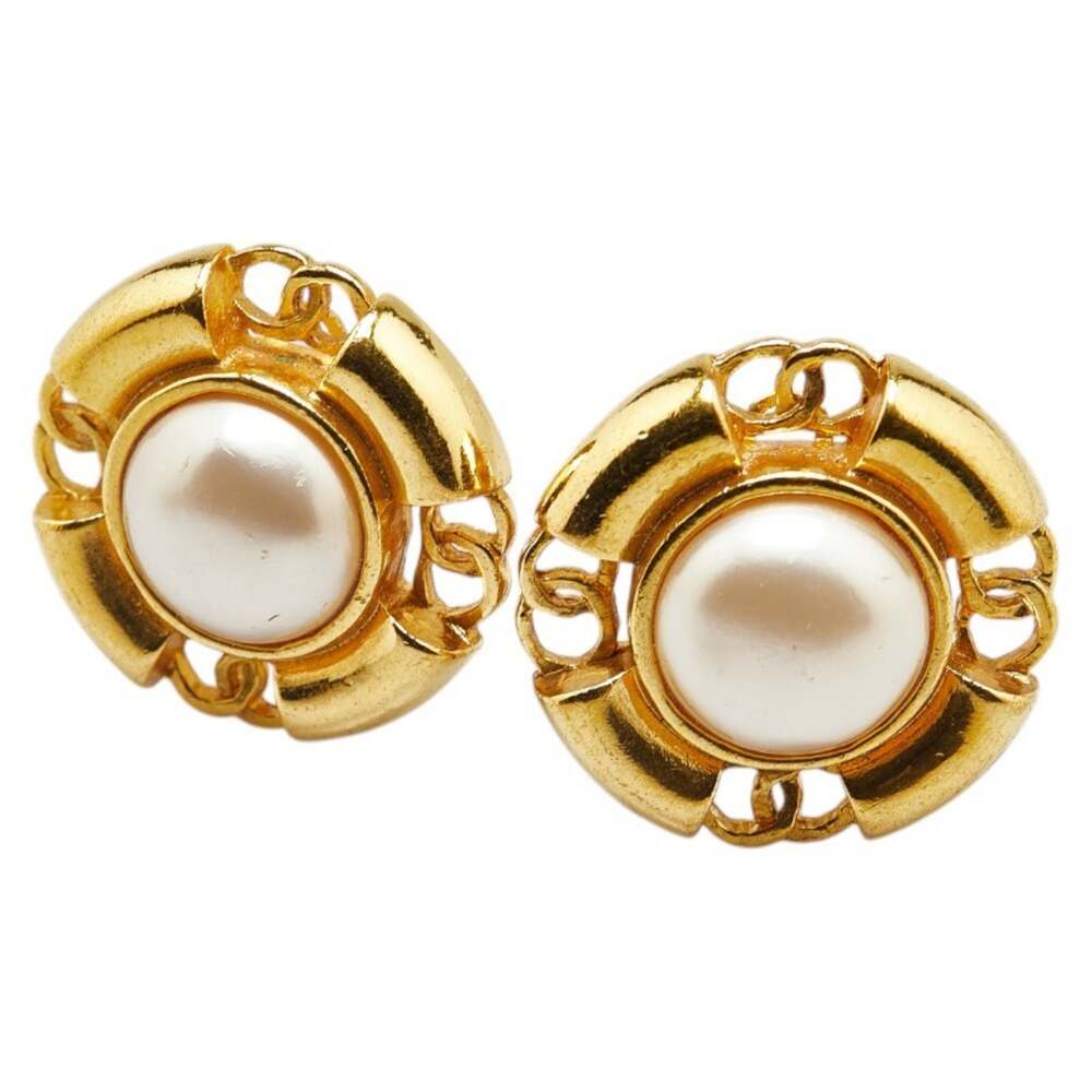 Chanel Clip-On Earrings Pearl #228820C51B - Picture 1 of 6